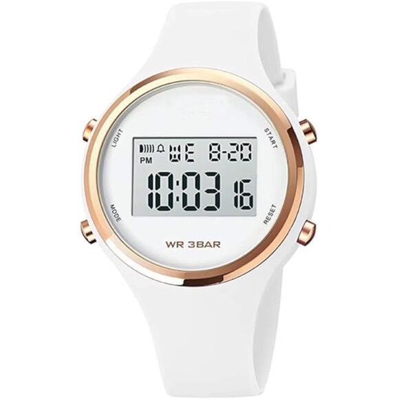 Outdoor Sport Watches Alarm Clock 5Bar Waterproof LED Digital Watch - Picture 7 of 7